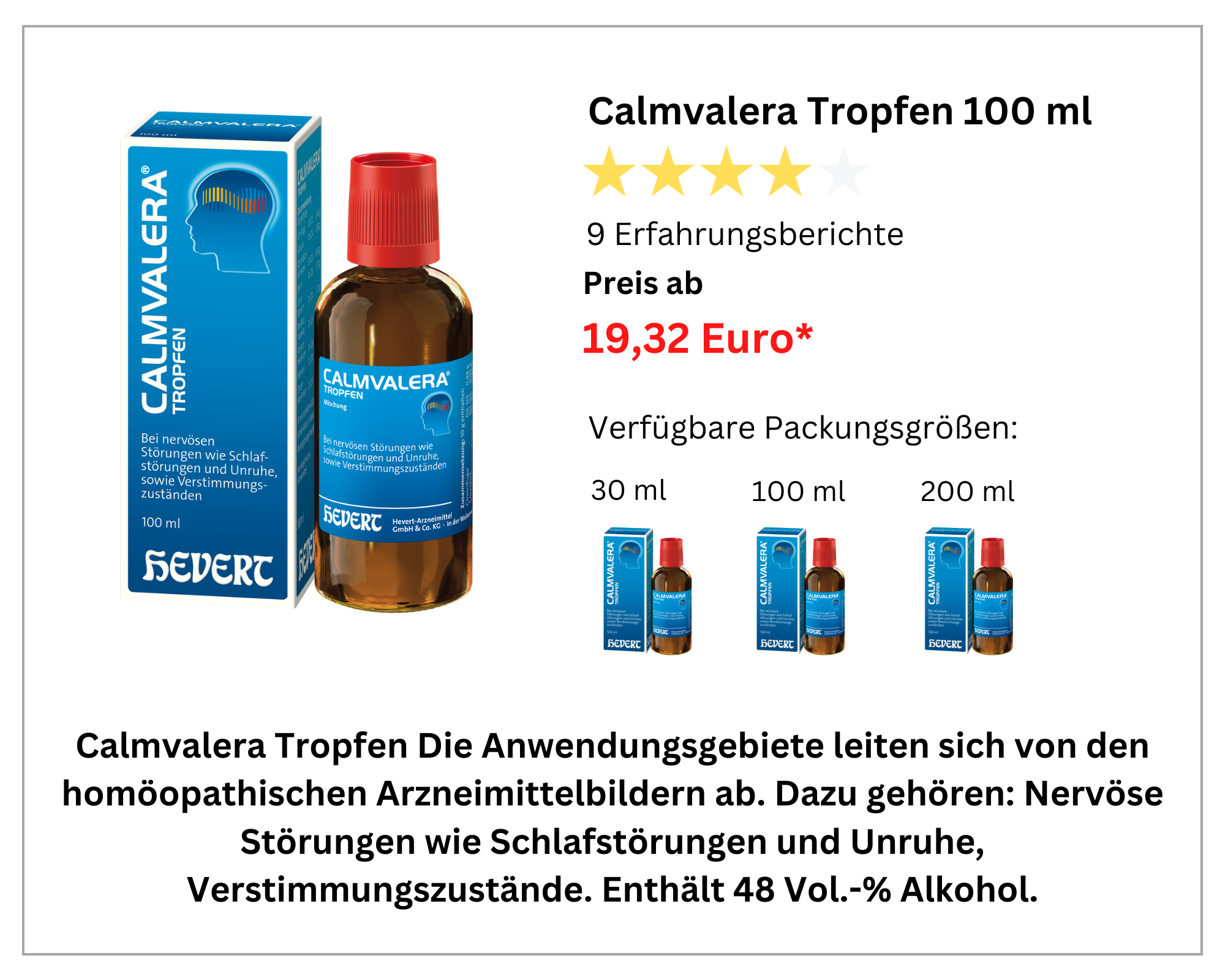 Calmavera Hervert Tropfen=