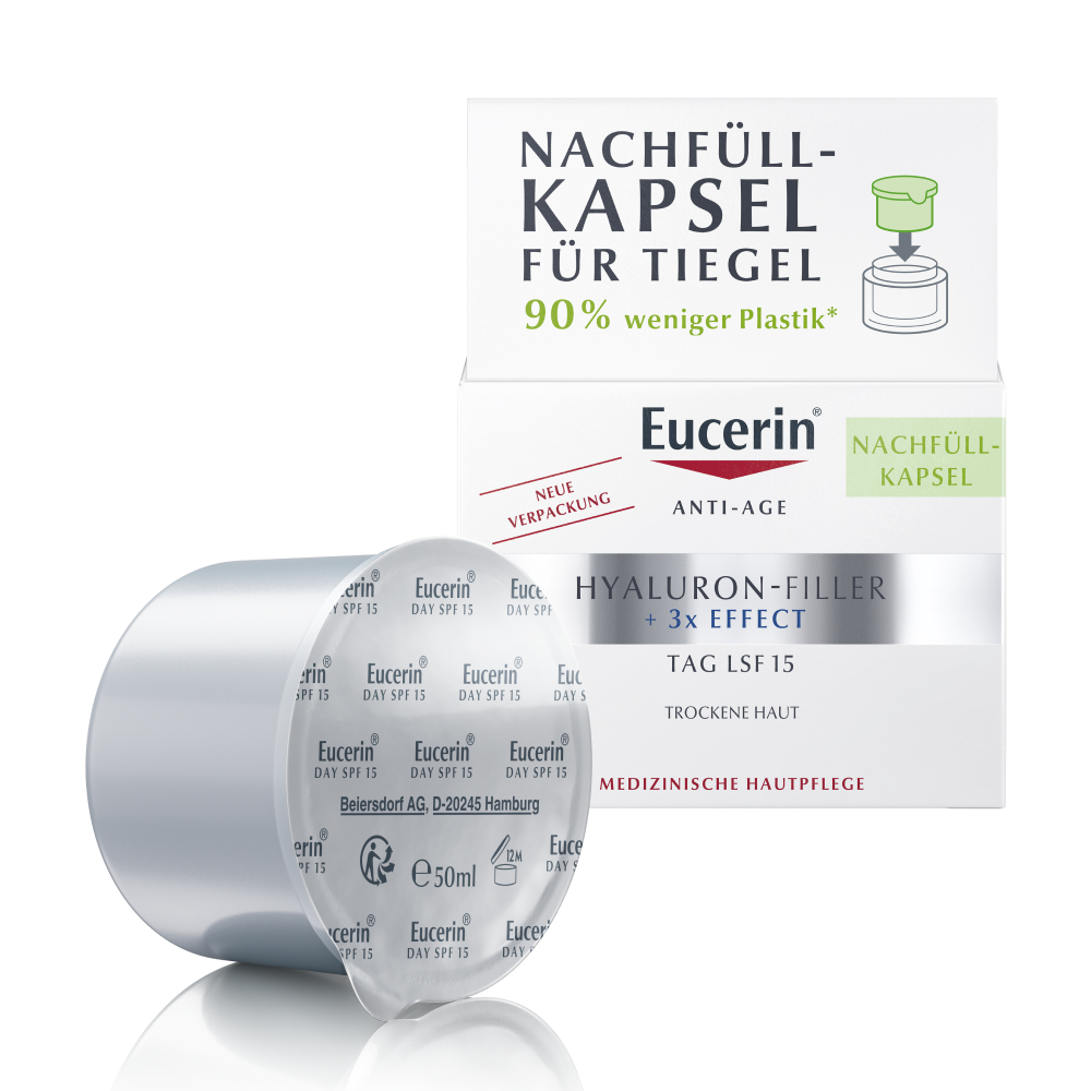 Eucerin Nachfüllkapseln für den Tag