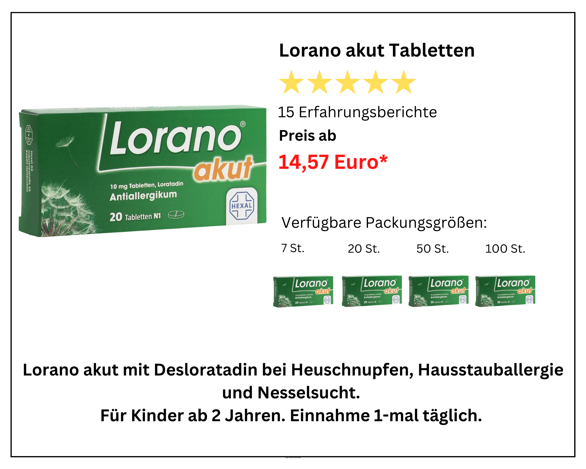Lorano akut Tabletten