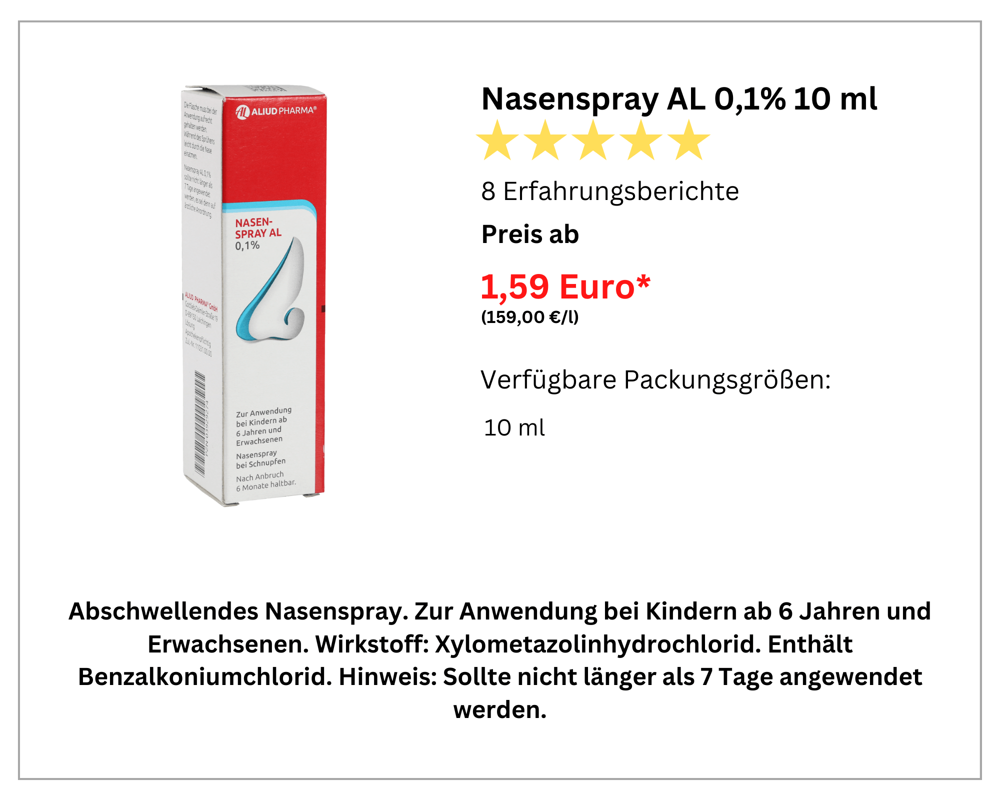 Nasenspray AL