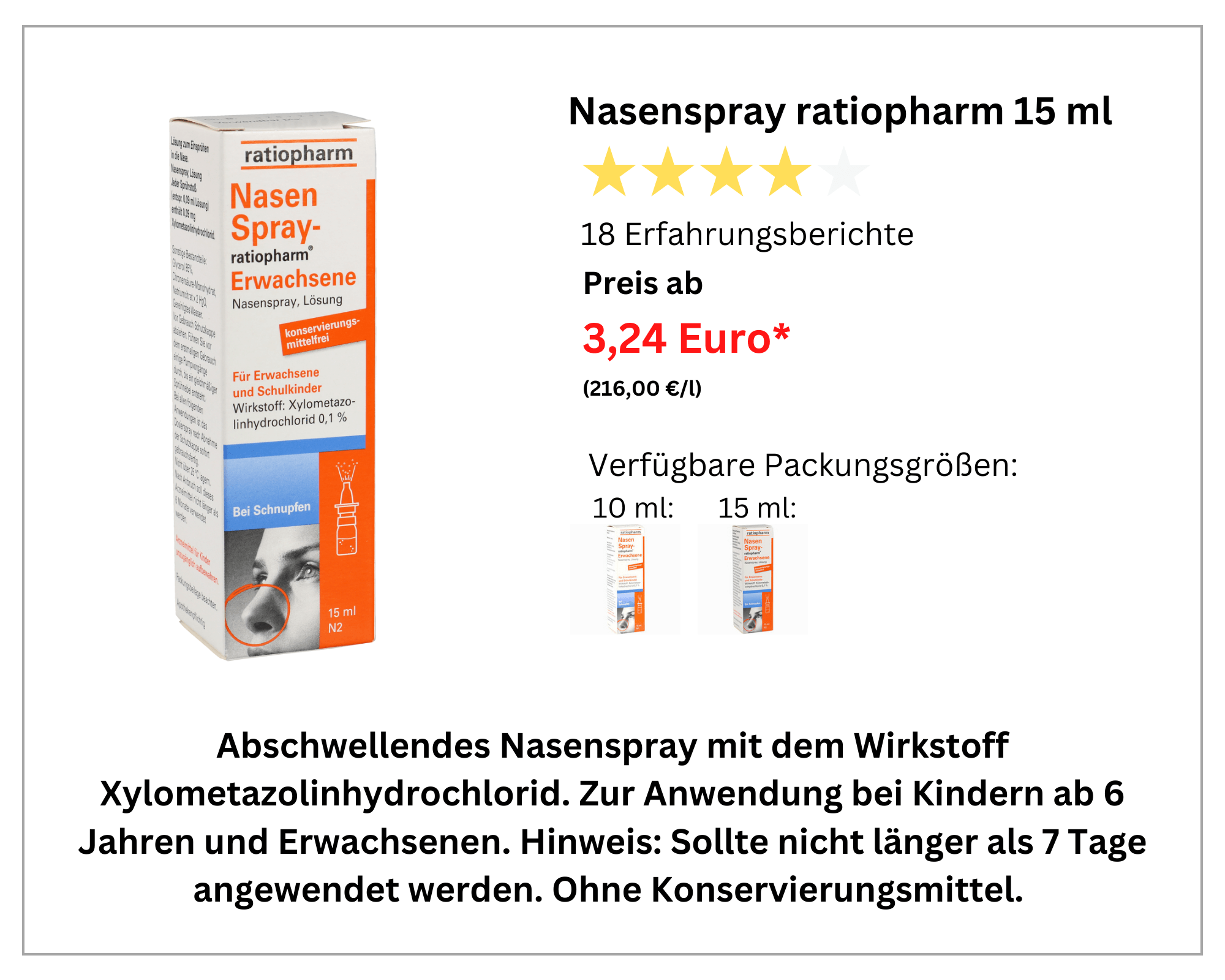 Nasenspray ratiopharm