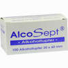Alcosept Alkoholtupfer 30x60mm 100 Stück - ab 2,37 €