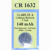Batterie Lithium 3v Cr 1632 1 Stück - ab 1,72 €