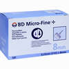 Bd Micro- Fine+ 8 Nadeln 0. 25x8 Mm 100 Stück - ab 17,02 €