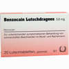 Abbildung von Benzocain Lutschdragees Lutschtabletten 20 Stück