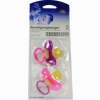 Beruhigungssauger Kirsch Latex 6- 18m Bicolor- Pink 2 Stück - ab 2,21 €