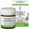 Biochemie 18 Calcium Sulfuratum D12 Tabletten 80 Stück - ab 0,00 €