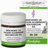 Biochemie 20 Kalium Aluminium Sulfuricum D6 Tabletten 80 Stück - ab 2,95 €