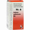 Biochemie 6 Kalium Sulfuricum D6 Tabletten Dr. Reckeweg & Co 200 Stück - ab 5,20 €
