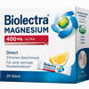 Biolectra Magnesium 400mg Ultra Direct Zitrone Pellets 20 Stück
