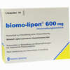 Biomo Lipon 600mg Ampullen 10 Stück - ab 50,50 €