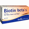 Biotin Beta 5 Tabletten 50 Stück - ab 9,08 €