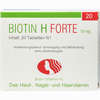 Biotin H Forte Tabletten 20 Stück - ab 7,91 €