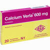 Calcium Verla 600mg Filmtabletten 20 Stück - ab 3,66 €