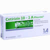 Abbildung von Cetirizin 10 - 1 A Pharma Filmtabletten 7 Stück
