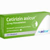Cetirizin Axicur 10 Mg Filmtabletten  20 Stück - ab 0,91 €