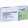 Cetirizin Fair- Med Healthcare 10mg Filmtabletten 20 Stück - ab 0,00 €