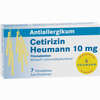 Abbildung von Cetirizin Heumann 10 Mg Filmtabletten  7 Stück