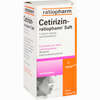 Abbildung von Cetirizin- Ratiopharm Saft  75 ml