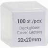Deckglaeser 20x20mm 100 Stück - ab 3,50 €