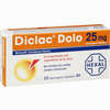 Diclac Dolo 25mg überzogene Tabletten  20 Stück - ab 4,21 €