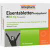 Eisentabletten- Ratiopharm N 50mg Filmtabletten  100 Stück - ab 7,81 €