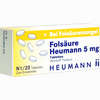 Folsäure Heumann 5mg Tabletten  20 Stück - ab 0,00 €