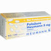 Folsäure Heumann 5mg Tabletten  100 Stück - ab 0,00 €