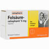 Folsäure- Ratiopharm 5 Mg Tabletten 100 Stück
