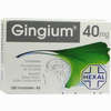 Gingium 40mg Filmtabletten  120 Stück - ab 14,56 €