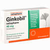 Abbildung von Ginkobil- Ratiopharm 40mg Filmtabletten  30 Stück