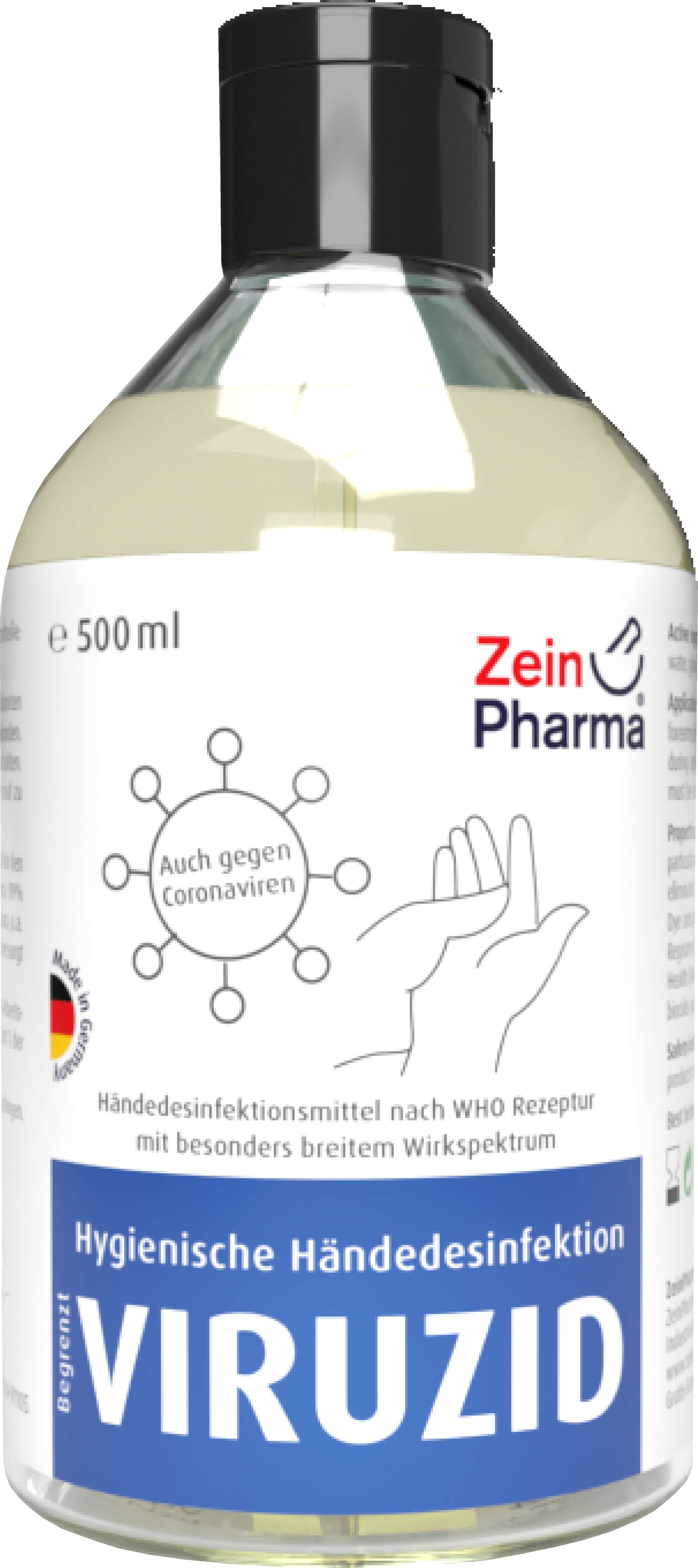 Händedesinfektionsmittel Nach Who Zeinpharma Fluid 500 ml - ab 0,00 €