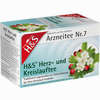 H&s Herz Kreislauf Tee Filterbeutel 20 Stück - ab 2,38 €