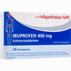 Ibuprofen 400 Mg die Apotheke Hilft Filmtabletten 20 Stück - ab 1,49 €
