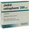 Jodid- Ratiopharm 200 Ug Tabletten 50 Stück - ab 1,95 €