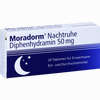 Moradorm Nachtruhe Diphenhydramin 50mg Tabletten 20 Stück - ab 0,00 €
