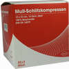 Mull- Schlitzkompressen 10x10cm 12- Fach Steril  25 Stück - ab 14,21 €