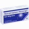 Naratriptan Hennig bei Migräne 2. 5mg Filmtabletten 2 Stück - ab 4,05 €