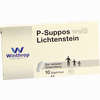 P- Suppos Weiß Lichtenstein Zäpfchen  10 Stück - ab 0,00 €