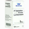 Abbildung von P Tabletten Weiss 10mm Lichtenstein  100 Stück