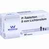 P Tabletten Weiss 8mm Lichtenstein  50 Stück - ab 0,00 €