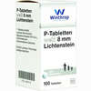 P Tabletten Weiss 8mm Lichtenstein  100 Stück - ab 29,35 €