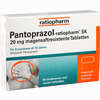 Abbildung von Pantoprazol- Ratiopharm Sk 20mg Magensaftresistene Tabletten  7 Stück