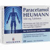 Paracetamol Heumann 500 Mg bei Schmerzen und Fieber  20 Stück - ab 0,88 €