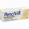 Abbildung von Pencivir bei Lippenherpes Gefärbte Creme 2 g