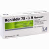 Abbildung von Ranitidin 75 - 1 A Pharma Filmtabletten 10 Stück