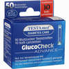Testamed Glucocheck Advance Teststreifen mit Lanzetten Kombipackung 1 Packung - ab 15,20 €