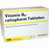 Vitamin- B6- Ratiopharm 40mg Filmtabletten  100 Stück