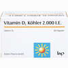 Vitamin D3 Köhler 2000 Ie Kapseln 60 Stück - ab 6,27 €