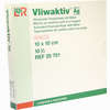 Vliwaktiv Ag 10x10cm Aktivkohle Tamponade mit Silber Tpo 10 Stück - ab 59,95 €